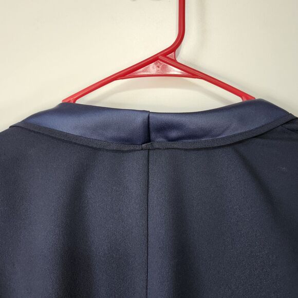 Catherines 2pc Cardigan Tank Set Navy Blue Abstract Plus Size 1X 2X - Picture 6 of 13